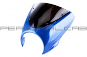 Обтекатель передний Zongshen / Lifan 125 / 150 под круглую фару (mod:5) синий