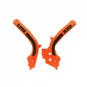 Защита рамы пластиковая R-Tech KTM SX/SX-F 16-19, EXC/EXC-F 17-19 (R-PRTKTMARNR1) оранжевая/черная