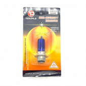 Лампа фары P15D-25  1ус / галоген / синяя / Douple