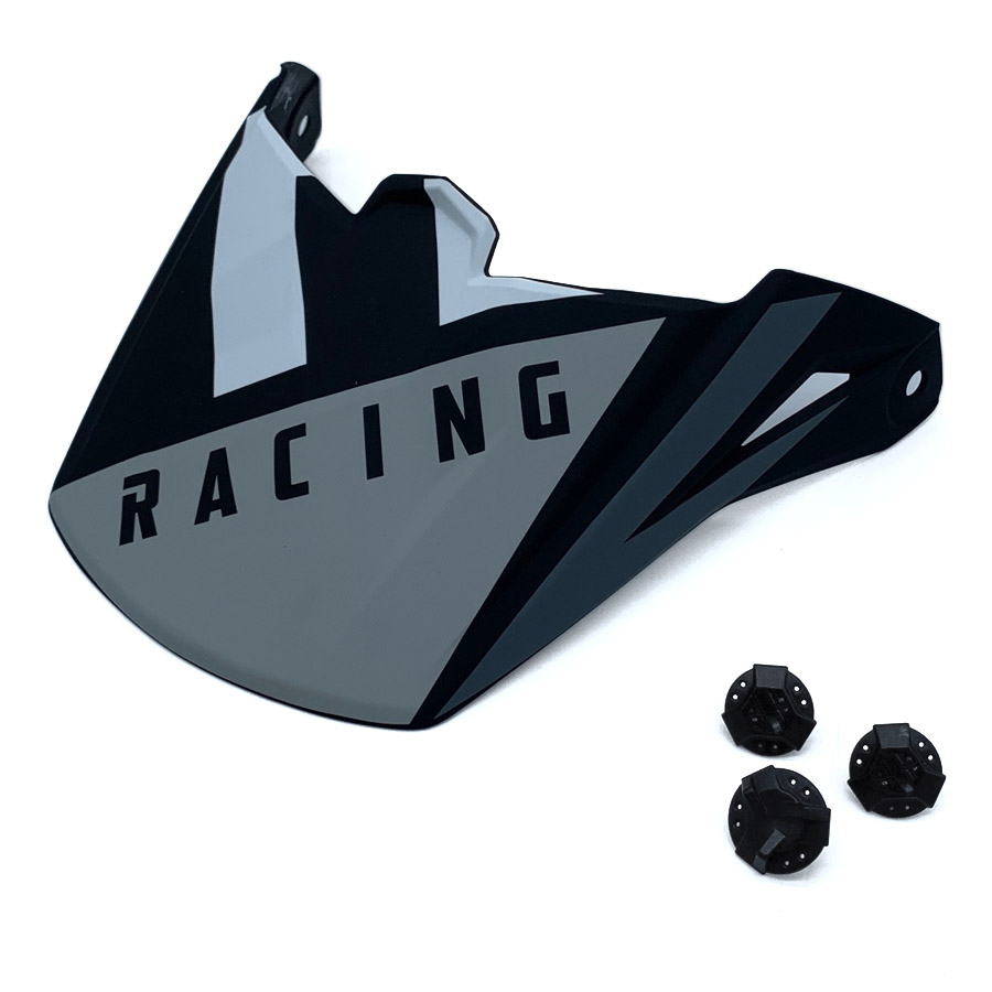 Козырек для шлема FLY ELITE VIGILANT черный/серый (2019) 