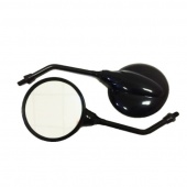 Зеркала мото SMP - 022 правая резьба M-10 черные круглые