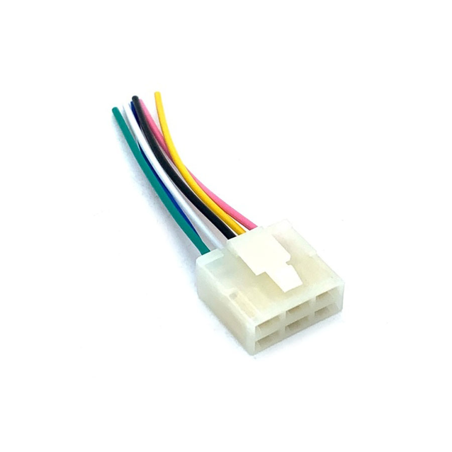 Разъем (6 контактов/папа/ + провода) 