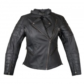 Куртка (спорт) RUSH SANDORA (женская) кожа,Черный,   S