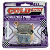 Колодки тормозные FA368 Gold FREN S33 191 SX125 REAR