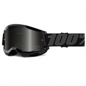 Очки для мотокросса 100% Strata 2 Sand Goggle Black / Smoke Lens