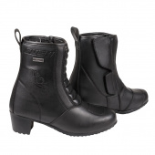 Мотоботы женские LISA / черные / на каблуке