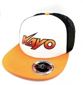 Бейсболка KAYO белая/оранжевая/черная 