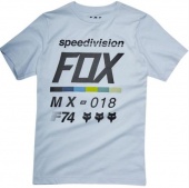 Футболка FOX Youth Draffr SS Tee Heather Grey YXL (H51086) подростковая