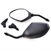 Зеркала мото SMP - 069 правая резьба M-10 черные ромб