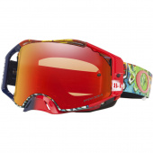 Очки для мотокросса OAKLEY Airbrake J. Herlings Graffito RWB / красная Prizm MX (OO7046-84) 