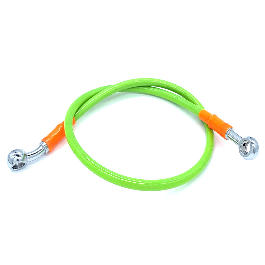 Шланг тормозной армированный  700мм   зеленый