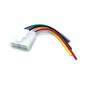 Разъем реле зарядки 4T GY6 150cc (6 контактов/мама/ + провода) 