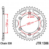 Звезда ведомая JTR 1306 40 JT ZBK