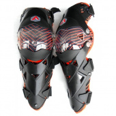 Защита колена ATAKI SC-111 шарнирная черная/оранжевая