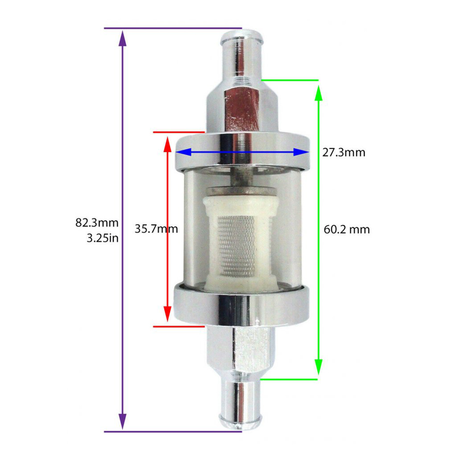 Фильтр топливный универсальный / разборной / EMGO
