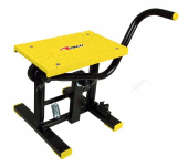 Подставка для кроссового мотоцикла с лифтом R-Tech желтая 