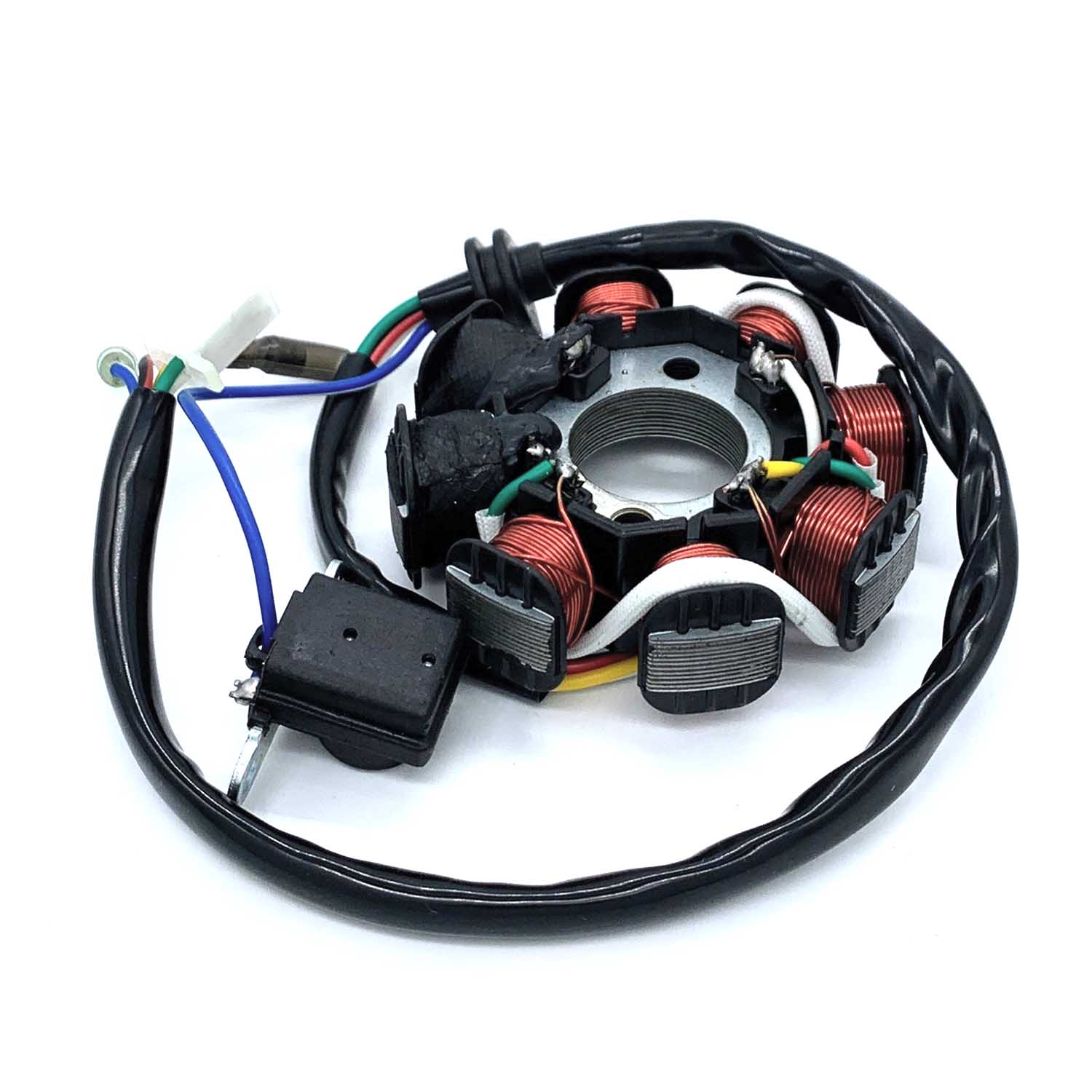 Статор генератора  4т GY6 50сс  6 +2 индукц. кат. 4конт 139QMB SM