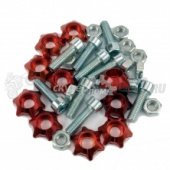 Набор крепежа ALPHA 110cc болты, гайки, шайбы, саморезы. 123 деталей "MOZBA"