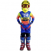 Комплект экипировки для эндуро (детский) TIGER джерси + мотоштаны RSA 5.5 синий/ красный / желтый