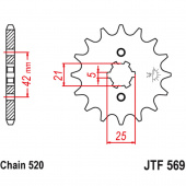 Звезда ведущая JTF  569.14 JT