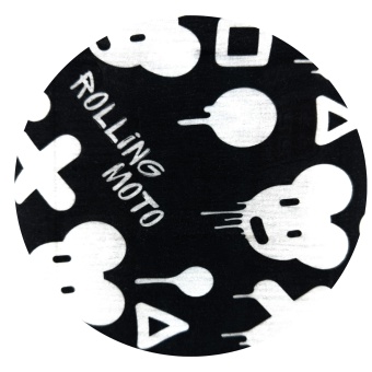 Бандана Rolling Moto черная