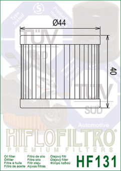 Фильтр масляный HF131 HIFLO / ZS174
