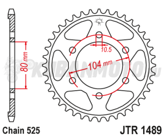 Звезда ведомая JTR 1489.41 JT 