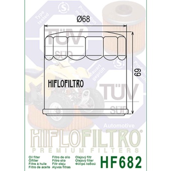 Фильтр масляный HF682 HIFLO