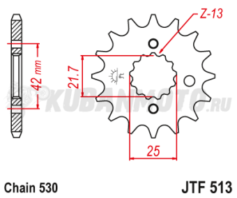 Звезда ведущая JTF  513.18 SUNSTAR 51118