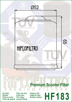 Фильтр масляный HF183 HIFLO
