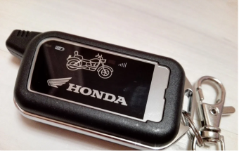Сигнализация мото с автозапуском и обратной связью  "Honda"