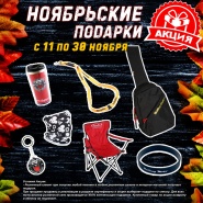Акция «Ноябрьские подарки» в интернет-магазине KubanMoto.ru