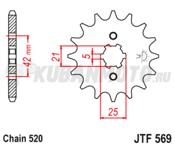 Звезда ведущая JTF  569.15 SUNSTAR 31515