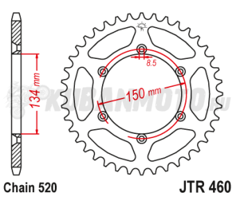 Звезда ведомая JTR  460.51 JT