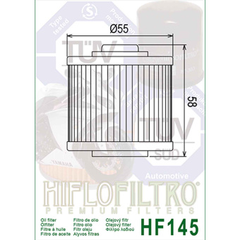 Фильтр масляный HF145 HIFLO 