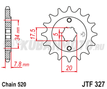 Звезда ведущая JTF  327.14 JT