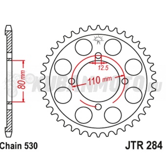 Звезда ведомая JTR  284.46 JT